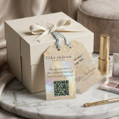 Étiquette Cadeau Opale Luxe Pour Emballage