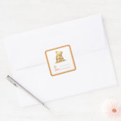 Étiquette cadeau Ourson Mignon (A) (Enveloppe)