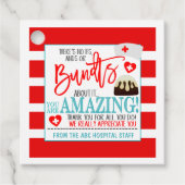 Étiquette cadeau panier panier (Devant)