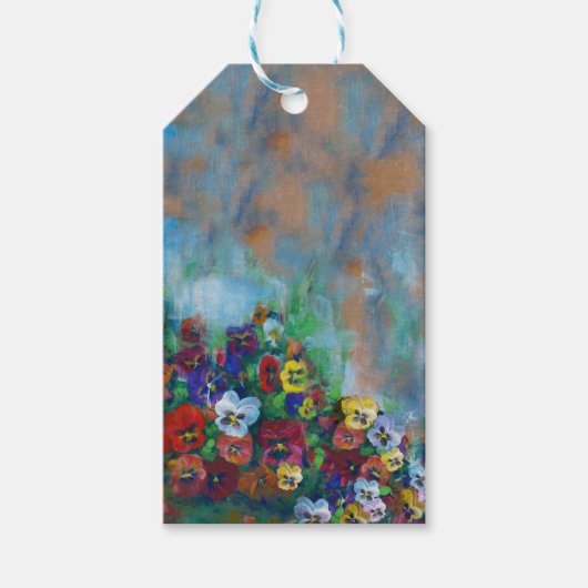 Étiquette cadeau Pansy (Devant)