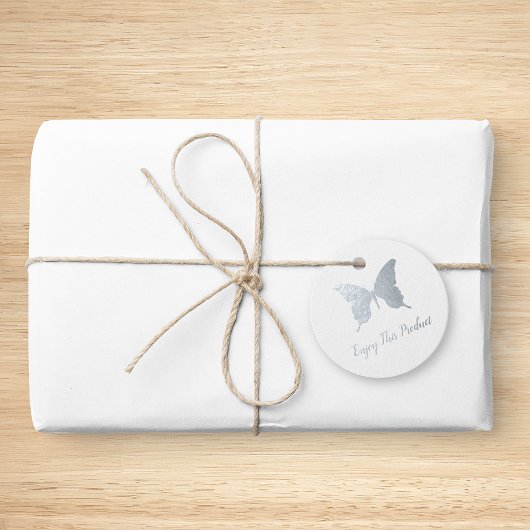 Étiquette-cadeau Papillon