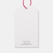 Étiquette cadeau pédagogique (Dos)
