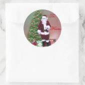 Étiquette cadeau père Noël (Sac)