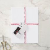 Étiquette cadeau Père Noël secrète (Avec de la ficelle)