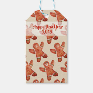 Étiquette cadeau personnalisée Homme Gingerbread