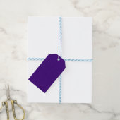 Étiquette Cadeau Personnalisée Paillettes Violette (Avec de laficelle)