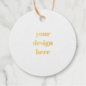 Étiquette-cadeau Personnaliser ou Customiser (Devant)