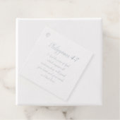 Étiquette-cadeau Philippiens 4:7 (Avec boite)