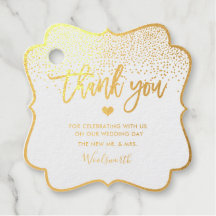 PixDezines écriture moderne Gold Foil Confetti