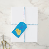 Étiquette Cadeau Poisson Doré (Avec de laficelle)