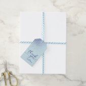 Étiquette Cadeau Police de caractères Script Merci (Avec de laficelle)