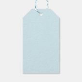 Étiquette Cadeau Police de caractères Script Merci (Dos)