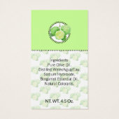 Étiquette Cadeau pour Baume de Corps & Bain Maison (Dos)