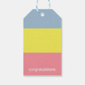 étiquette cadeau pour bébé Unisex (Dos)