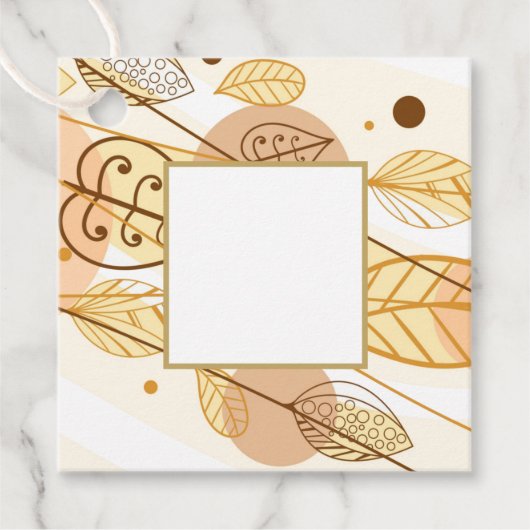 Étiquette cadeau pour enveloppement de papier (Devant)