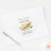 Étiquette cadeau pour gâteau de lime clé (Enveloppe)