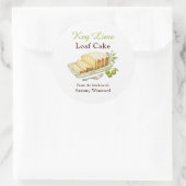 Étiquette cadeau pour gâteau de lime clé (Sac)