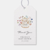 Étiquette cadeau pour la Baby Tea Party (Devant)