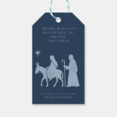 Étiquette cadeau pour le voyage à Bethléem (Dos)