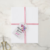 Étiquette Cadeau pour une Fête Thème Fiesta d'Anni (Avec de la ficelle)