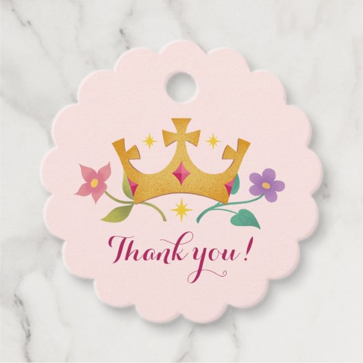 Étiquette Cadeau Princesses de Ciel™ (Devant)