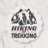 Étiquette-cadeau Randonnée ou trekking (Dos)
