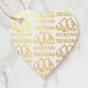 Étiquette-cadeau Randonnée ou trekking