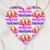 Étiquette-cadeau Randonnée ou trekking (Dos)