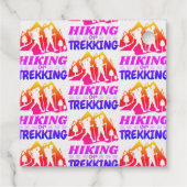 Étiquette-cadeau Randonnée ou trekking (Dos)