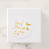 Étiquette-cadeau Remerciement Papillon Moderne Tendance Mignon Feui (Avec boite)
