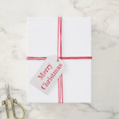 Étiquette cadeau - Renne et arbre (With Twine)