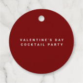 Étiquette-cadeau Retro Cupid Célibataires Saint-Valentin Pay (Dos)