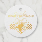 Étiquette-cadeau Retro Cupid Célibataires Saint-Valentin Pay (Devant)