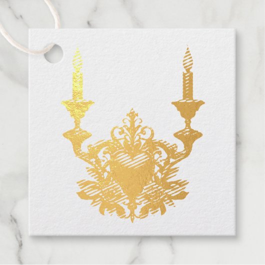 Étiquette-cadeau Romance gothique : Passion cachée (Devant)