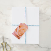 Étiquette cadeau rose (Avec de laficelle)