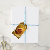 Étiquette cadeau Rose Jaune (Avec de laficelle)