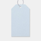 Étiquette cadeau Rose Métallisé Bleu (Dos)