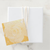 Étiquette-cadeau Rose orange  (Avec boite)