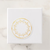 Étiquette-cadeau Royal Golden Design (Avec boite)