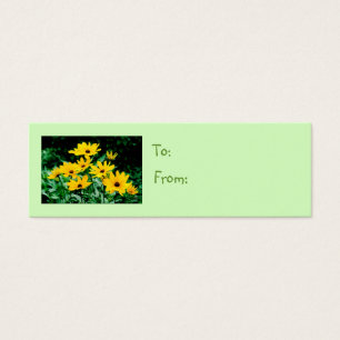 Étiquette Cadeau Rudbeckies