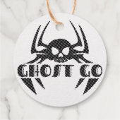 Étiquette-cadeau Saison Éffrayante de Ghost Go (Dos)