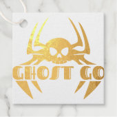 Étiquette-cadeau Saison Éffrayante de Ghost Go (Devant)