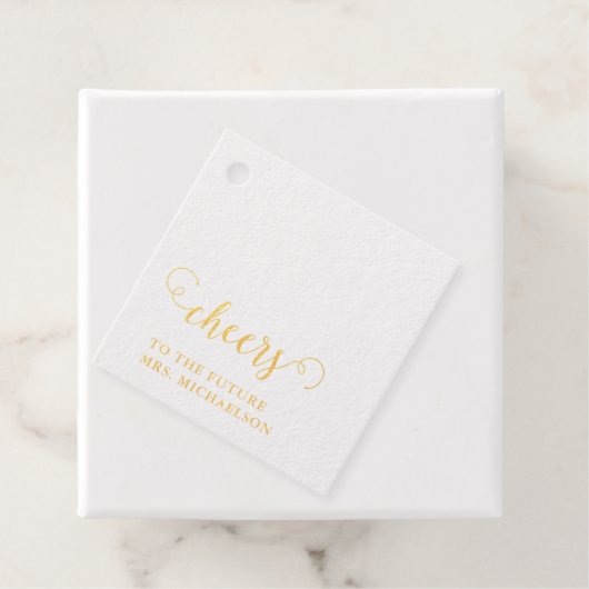 Étiquette-cadeau Salue Mariée À Être Mariage (Avec boite)