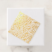 Étiquette-cadeau Salutation de vacances Holly Berries Noël moderne (Avec boite)