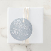 Étiquette-cadeau Salutations à 30 ans hommes anniversaire élégant (Avec boite)