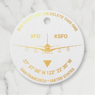 Étiquette-cadeau San Francisco, États-Unis, Voyage sur mesure