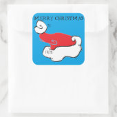 Étiquette cadeau Santa Hat (Sac)