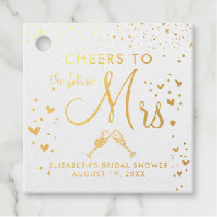Étiquette-cadeau Santé Fête des mariées Mariage Favor Tags