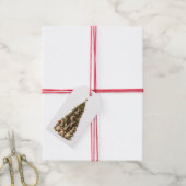 ÉTIQUETTE CADEAU SAPIN DE NOËL AVEC LAPINS (Avec de la ficelle)