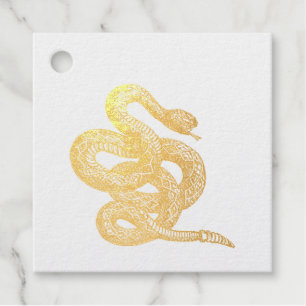 Étiquette-cadeau Serpent Crotalus Cascavella (Vipère à Piton Venime